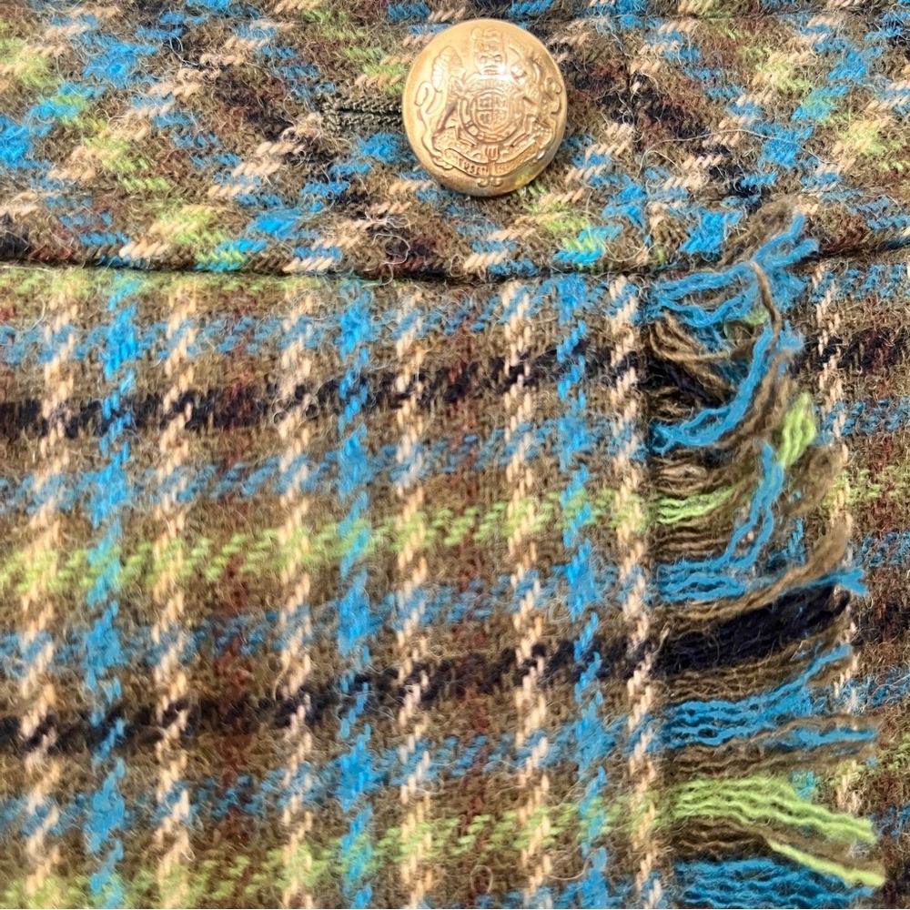 Talbots NWT Plaid A-Line Skirt Petite 4P Wool Blend Lined Work‎ Office - Picture 4 of 12
